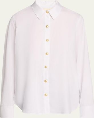 L'agence Ellery Button-Front Blouse