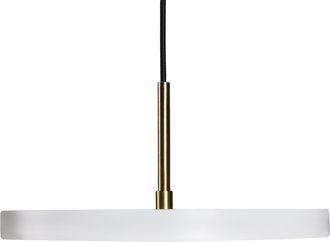 Beliani L&aacute;mpara Colgante Led Moderna De Metal Para Oficina En Casa Comedor Blanco Evenlode