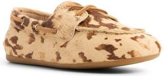 Sperry Top-Sider Slim Boat Shoe in Brown Multi Calf Hair at Nordstrom, Size 5.5