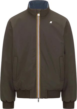 K-Way Warm Dubbel Jack - Heren - Zomerjassen - Groen - XL - Jassen