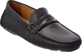 Bally Buckle Leather Loafer