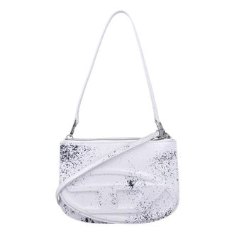 Diesel Shoulder Bags, female, White, ONE SIZE, 1-dr Twin Leather Shoulder Bag