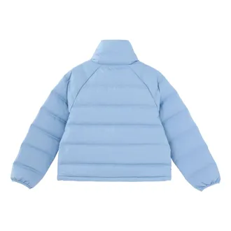 adidas (WMNS) adidas W Helionic Rlx Solid Color Large High Collar Down Jacket Sky Blue GQ7118