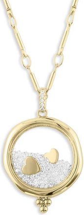 Lulu Dk x Kristina Schulman Love Shaker Pendant Necklace in Gold at Nordstrom