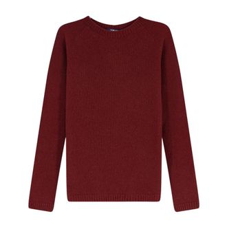 Max Mara Round-neck Truien - Dames - Ronde hals truien - Rood - S - Truien & Vesten