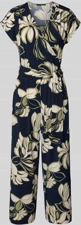 Betty Barclay Jumpsuit in Wickel-Optik mit Bindegürtel in Marine, Größe 36