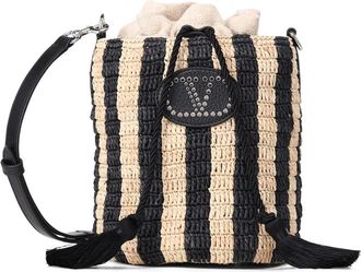 Valentino VLogo Signature Bucket Bag - Dames - Schoudertassen - Veelkleurig - ONE Size - Leer - Tassen