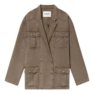 Isabel Marant Light Jackets, female, Brown, 2XS, Nevala-Gb