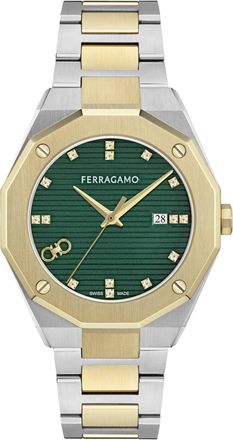 Ferragamo Edge Diamond Watch
