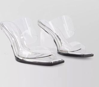 Alexander McQueen leather square-toe sandals