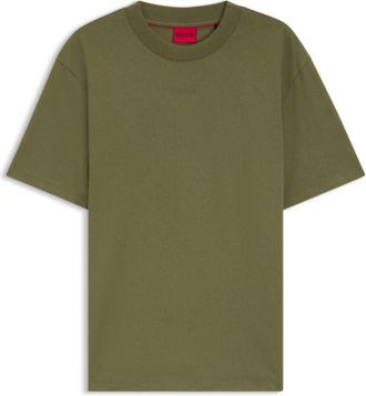 HUGO BOSS Relaxed-fit cotton-jersey T-shirt with logo print