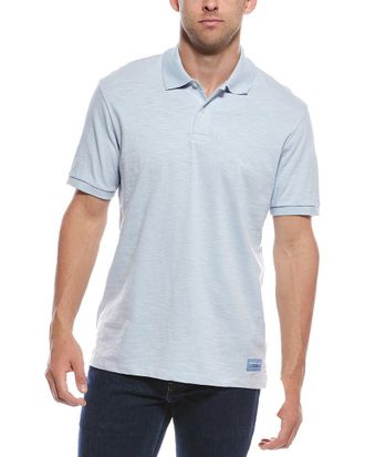 Scotch & Soda Panel Washed Slub Polo Shirt