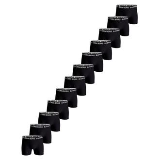 Bj&ouml;rn Borg Bj&ouml;rn Borg Onderbroeken 12-Pack Boxers Zwart Zwart