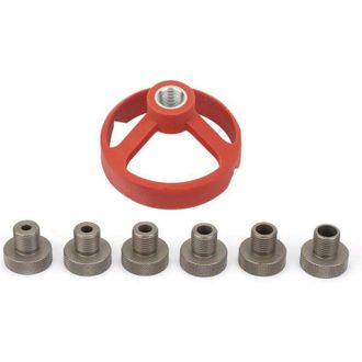 OEM Plantilla De Perforaci&oacute;n Para Carpinter&iacute;a, Montaje Vertical, Gu&iacute;a De Perforaci&oacute;n Para Agujeros Rectos De 5/6/7/8/9/10 Mm (roja) - Crezuo