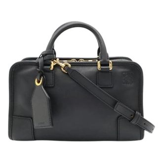 Loewe Pre-owned Shoulder Bag - Dames - Vintage Handtas - Zwart - ONE Size - Leer - Vintage