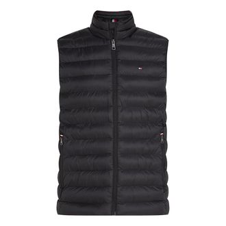 Tommy Hilfiger Mens CORE PACKABLE RECYCLED VEST MW0MW39989 Vest, Black, XL