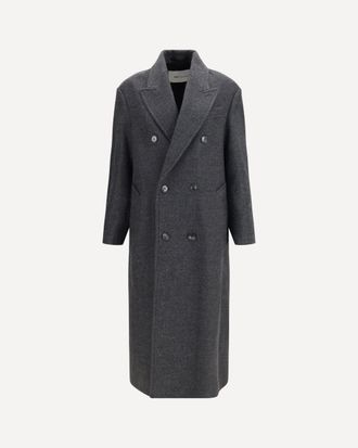 Ami Cappotto lungo doppiopetto in lana Woman 34