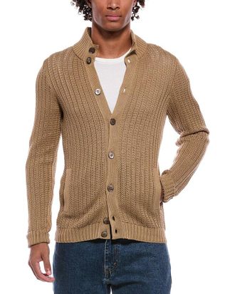 Slowear Slowear Linen-Blend Cardigan Sweater