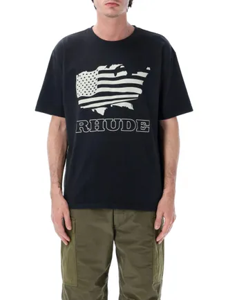 Rhude Black Crew Neck T-Shirt