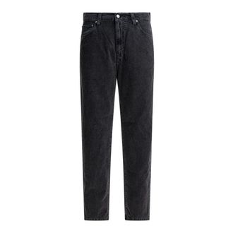 Carhartt Work in Progress Carhartt Wip, Slim-fit Jeans, male, Black, Size: W30 Aaron Pant