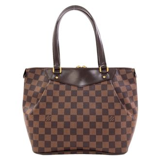 Louis Vuitton Brown Damier Canvas Ebene Damier Canvas Tote Bag (Pre-Owned)