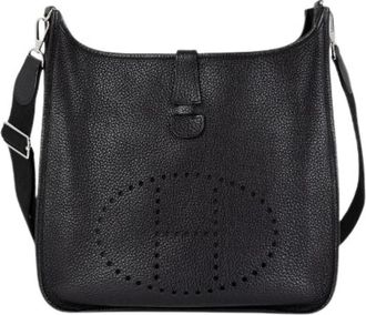 Herm&egrave;s Pre-owned Evelyne 33 Schoudertas - Dames - Vintage Schoudertas - Zwart - ONE Size - Leer - Vintage