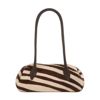 Yuzefi Dames, Tassen, Beige, Maat: ONE Size Leer