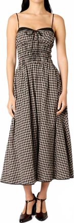 Nia Thomas Maxi Dress In Oat