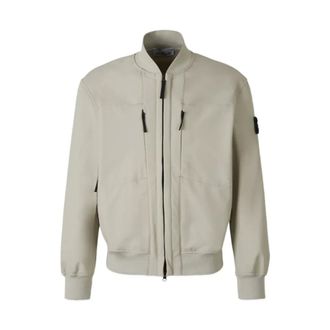 Stone Island Chaqueta Bomber Soft Shell - Jackets - Hombre - Beige - XL