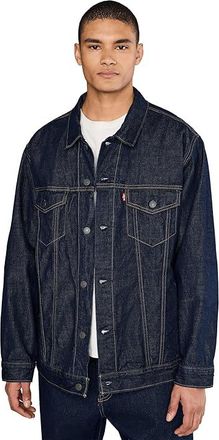 Levi's Relaxed Fit Trucker Mens Jacket Wash It Out Rinse : 2XL, Cotton/Linen