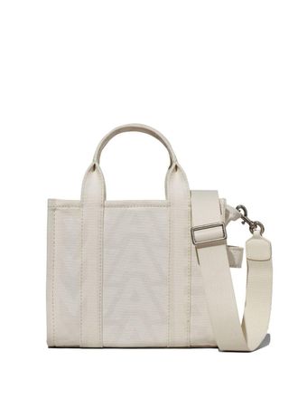 Marc Jacobs The Monogram Tote kleine shopper - Wit