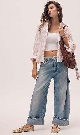 Maeve Shrunken Bennet 100% European Linen Buttondown Shirt