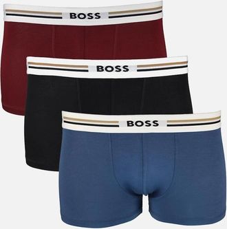 HUGO BOSS Mens BOSS 3-Pack Revive Boxer Trunks,Multi - Navy - Size: 37/36/32