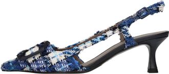 Roberto Festa Milano Atena Slingback Pump - Shoes - Mujer - Azul - 38 1/2 EU