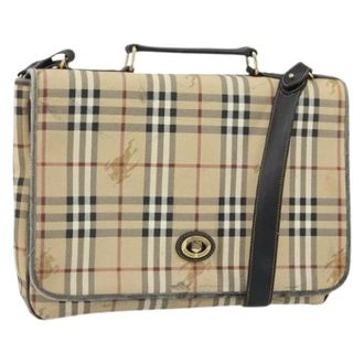 Burberry Pre-owned Handbags, female, Beige, Size: ONE SIZE Pre-owned Hand Bag