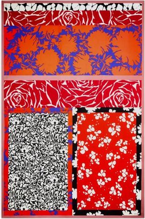Dries Van Noten Scarves, male, Multicolor, Size: ONE SIZE Flora Scarf