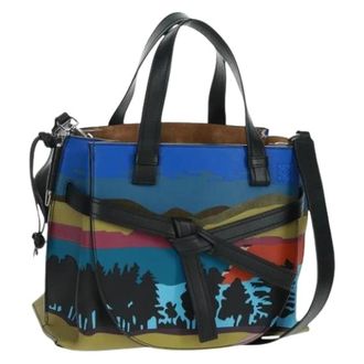 Loewe Pre-owned Handtas - Dames - Vintage Handtas - Veelkleurig - ONE Size - Leer - Vintage