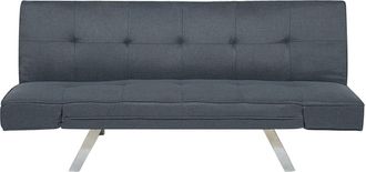 Beliani Beliani - Divano Letto In Tessuto Blu Scuro Bristol Ii