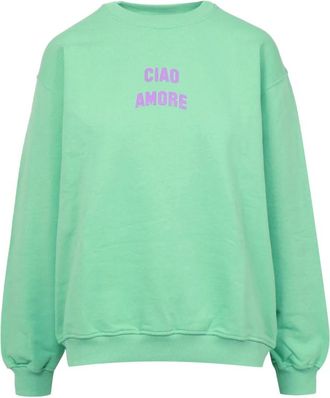 Giada Benincasa Donna, Felpe, Verde, M, new