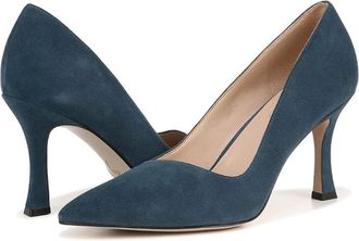 Naturalizer 27 Edit Alice Pump Womens B Blue Suede Stiletto Heel HTAT1096