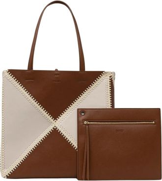 Nanushka Origami Tote Large - Dames - Shoppers - Bruin - ONE Size - Katoen - Tassen