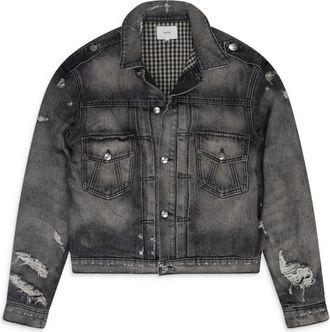 Rhude Gray Denim Jacket