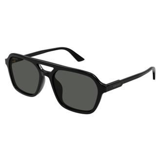 Gucci Sunglasses, unisex, Black, Size: 57 MM Aviator Sunglasses
