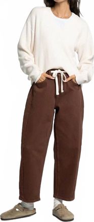 Thread & Supply Anees Barrel Pant In Coffee