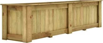 vidaXL Arriate De Madera De Pino Impregnada 196x50x50 Cm Vidaxl