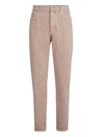 Brunello Cucinelli Jeans con design a cinque tasche - Marrone