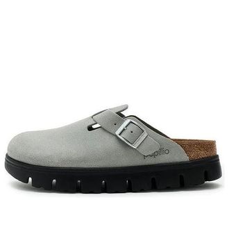 Birkenstock (WMNS) Birkenstock Boston Chunky Suede Leather Pure Sage 1031409