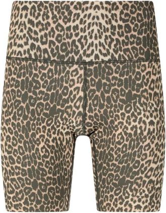 ENDURANCE Windia V2 Printed Short Tights Yogashorts f&uuml;r Damen | beige
