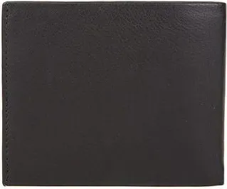 Momo Design Mens Wallet Black-Burgundy Polyurethane Bags - Black/burgundy