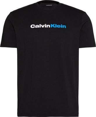 Calvin Klein Jeans T-Shirt CALVIN KLEIN JEANS JEANS GRAPHICS, Herren, Gr. XXL, schwarz, Web, Obermaterial: 100% Baumwolle, unifarben, regular fit normal, Rundhals, einge
